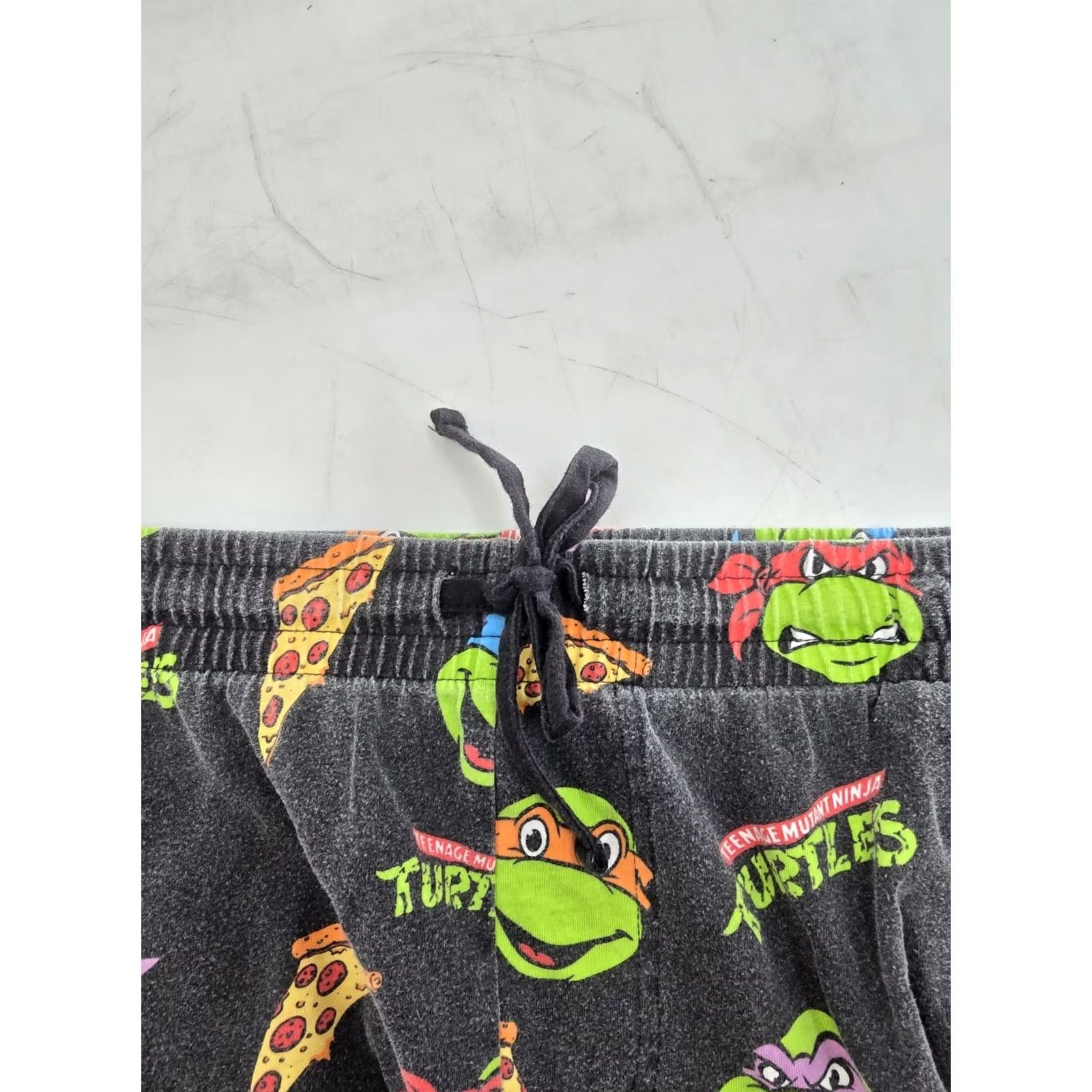 Nickelodeon Nickelodeon Teenage Mutant Ninja Turtles Men's Graphic Print Sleep Pants M Black Size US 31 - 6 Thumbnail
