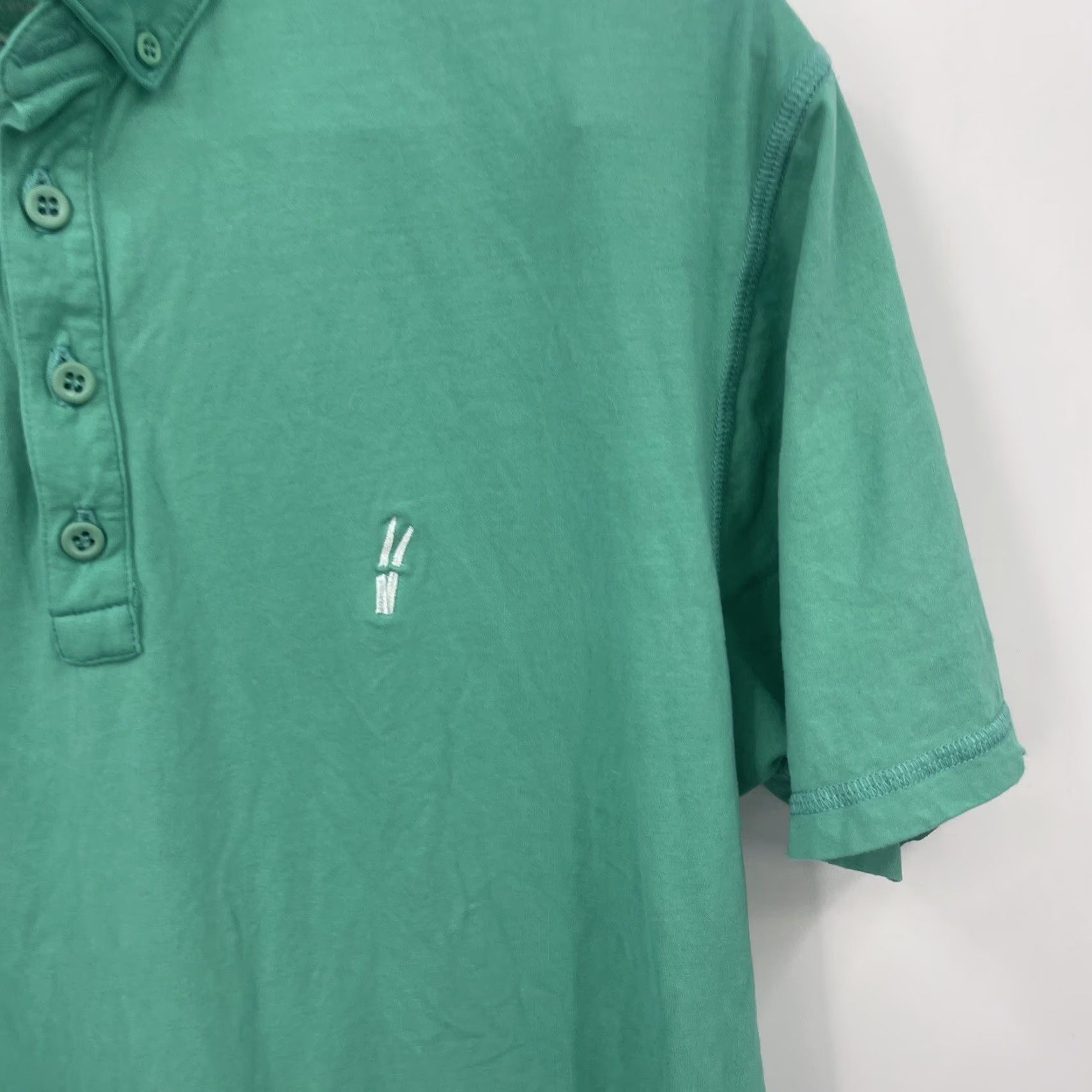 Vintage Grass Clippings Polo Shirt Men Large Green Golf Casual Dad Shirt Polo Shirt Green Grass Clippings Men Large Vintage No Size US L / EU 52-54 / 3 - 4 Thumbnail