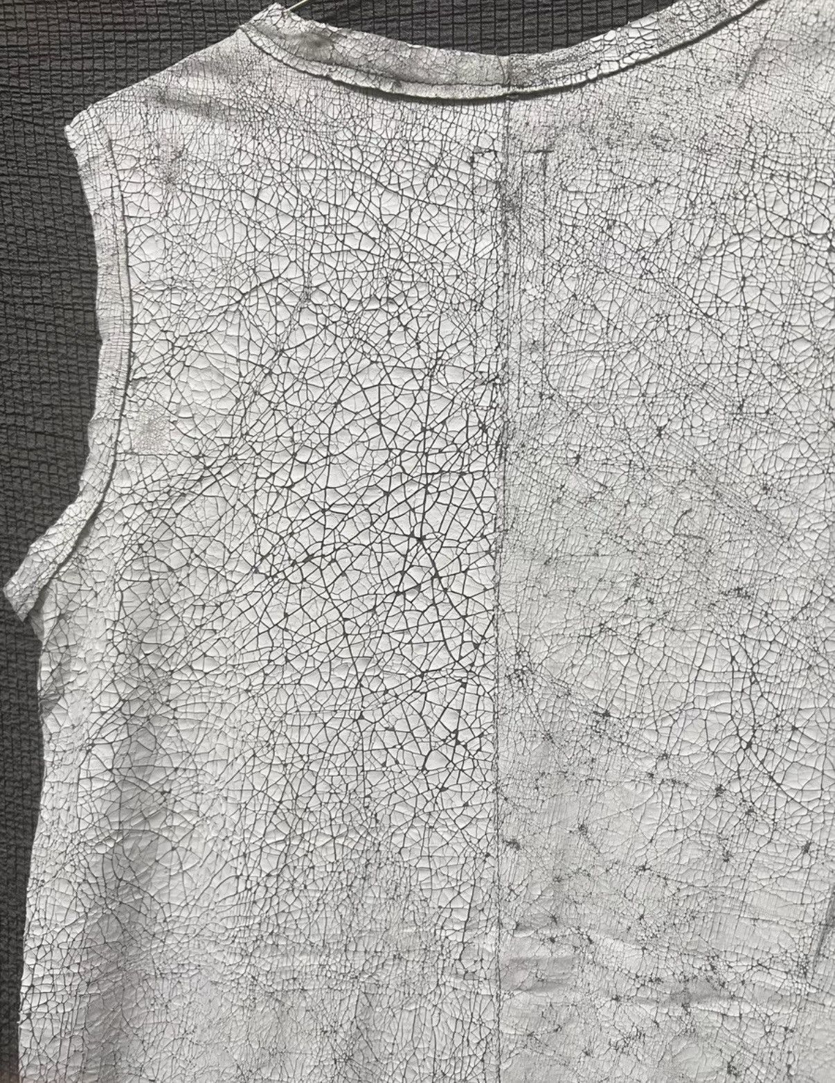 Rick Owens Rick Owens Mainline Cracked Coating Tank Top Base Layer Size US XS / EU 42 / 0 - 5 Thumbnail