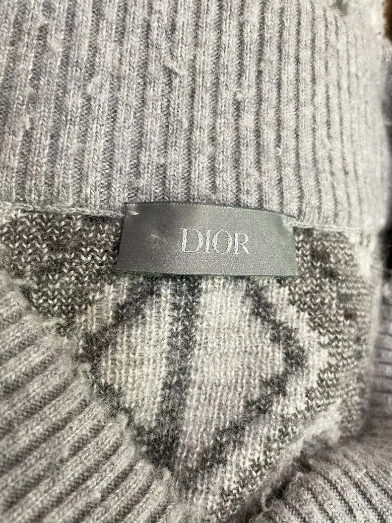 Dior Dior CD Print V-Neck Knit Sweater M. Size US M / EU 48-50 / 2 - 6 Thumbnail