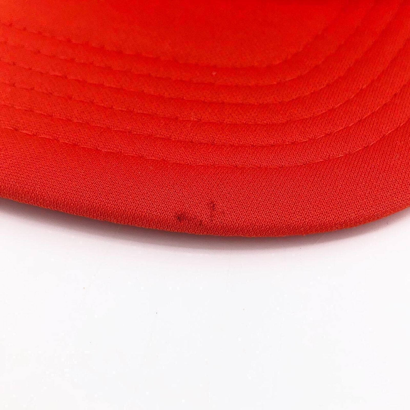 Vintage 90s orange charcon printing trucker hat 1990s vintage Size ONE SIZE - 4 Thumbnail