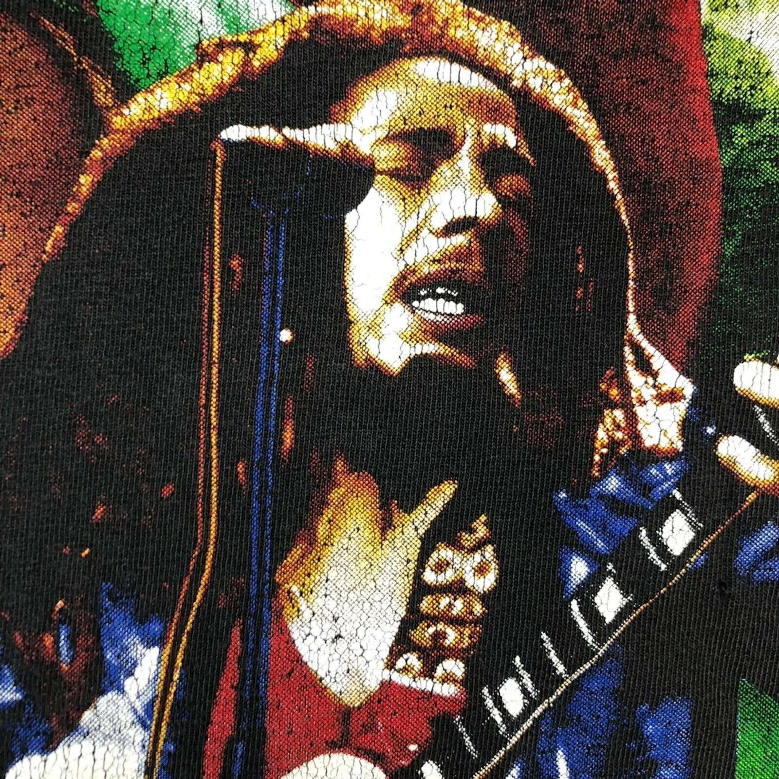 Bob Marley Vintage Bob Marley T Shirt Mens Distressed Graphic Band Tee Size US M / EU 48-50 / 2 - 3 Thumbnail