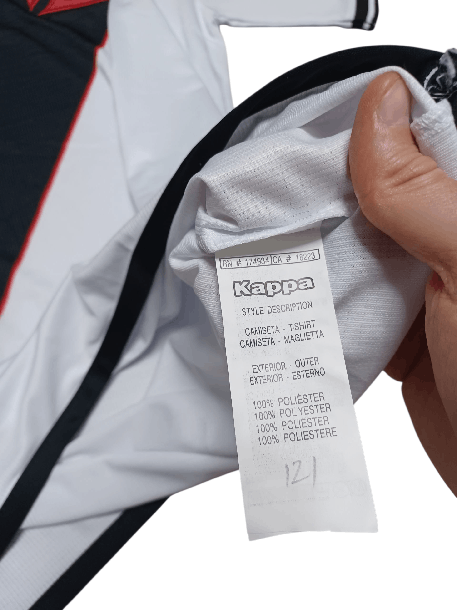 Kappa VASCO DA GAMA BRASIL KAPPA NEW SOCCER JERSEY Size US L / EU 52-54 / 3 - 6 Thumbnail