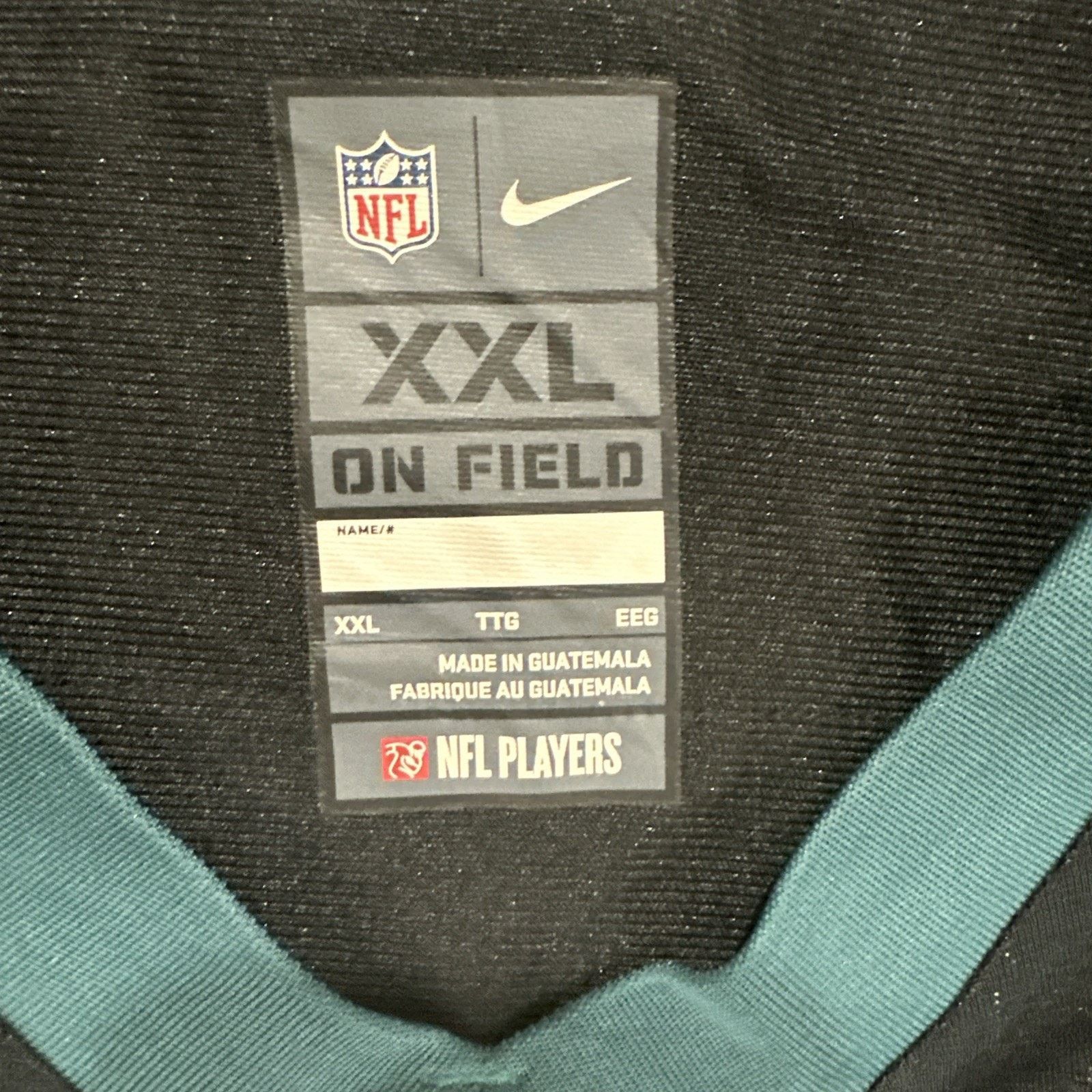Nike Carson Wentz Philadelphia Eagles Nike Game Black Jersey XXL Size US XXL / EU 58 / 5 - 4 Thumbnail