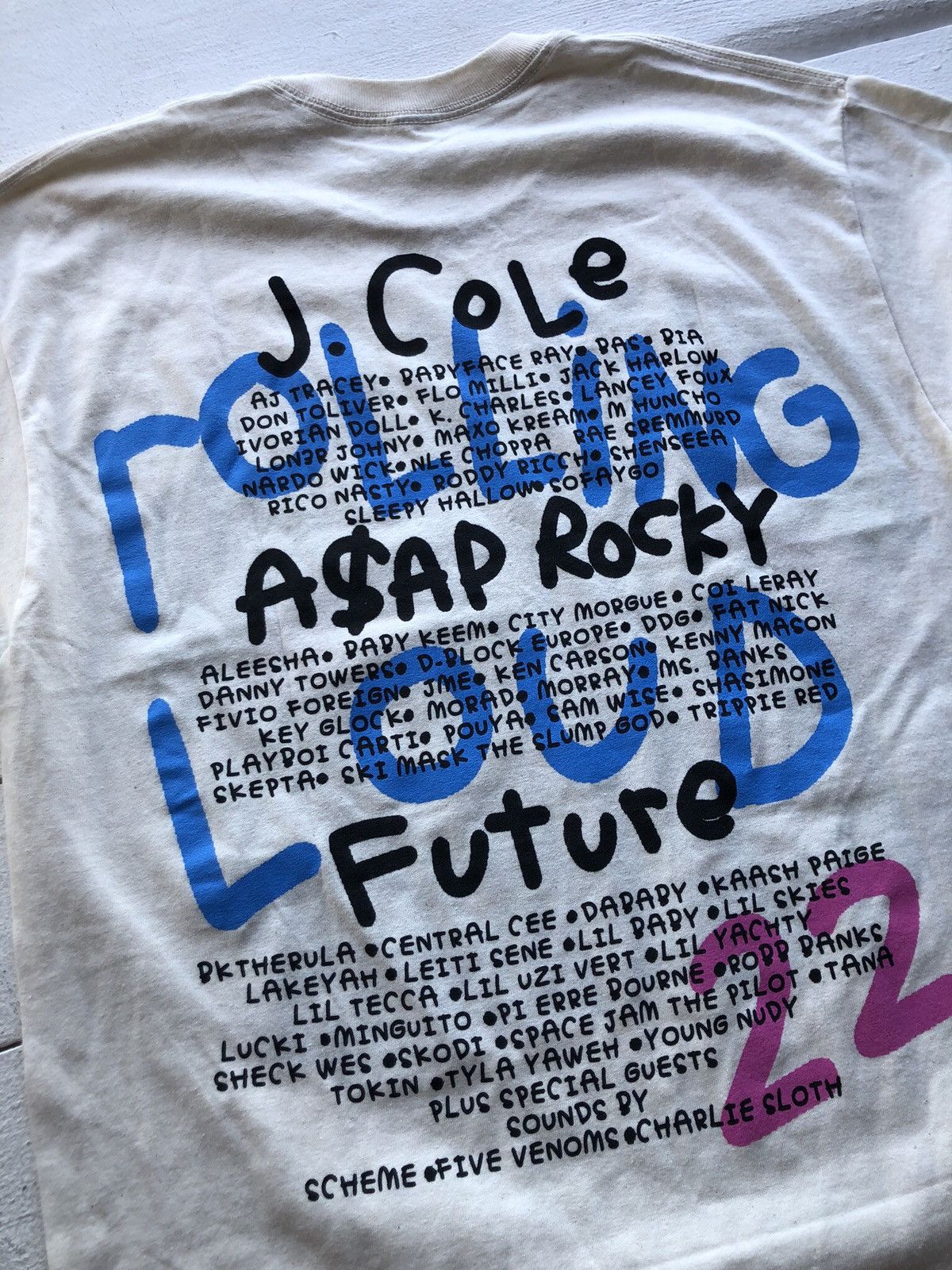 Rolling Loud × Travis Scott A$AP Rocky X Miami Rolling Loud X Future Portugal T Shirts Size US M / EU 48-50 / 2 - 4 Thumbnail