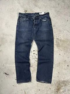 VIBE Vintage star collection topstitched straight jeans Size US 34 / EU 50 - 5 Thumbnail