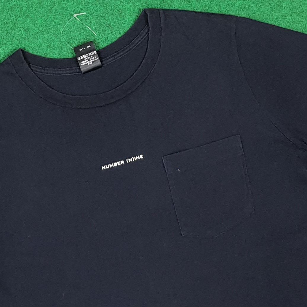 Number (N)ine Vintage Number Nine Spell Out Center Logo Tshirt C285N55 Size US L / EU 52-54 / 3 - 2 Thumbnail
