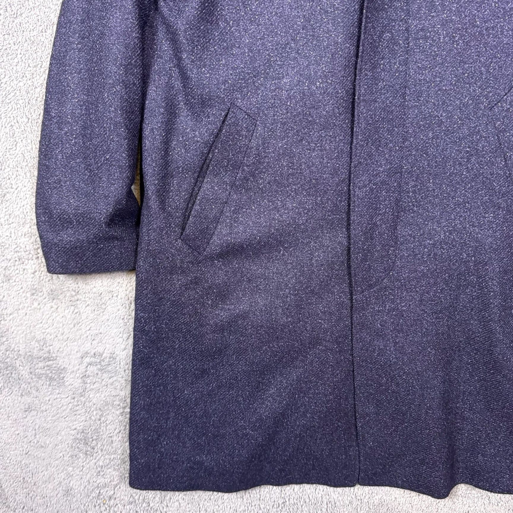 J.Crew J.CREW DESTINATION Overcoat Mens 41R Wool Trench Coat Geometric Long Casual City 90s Mens Size US XXS / EU 40 - 3 Thumbnail