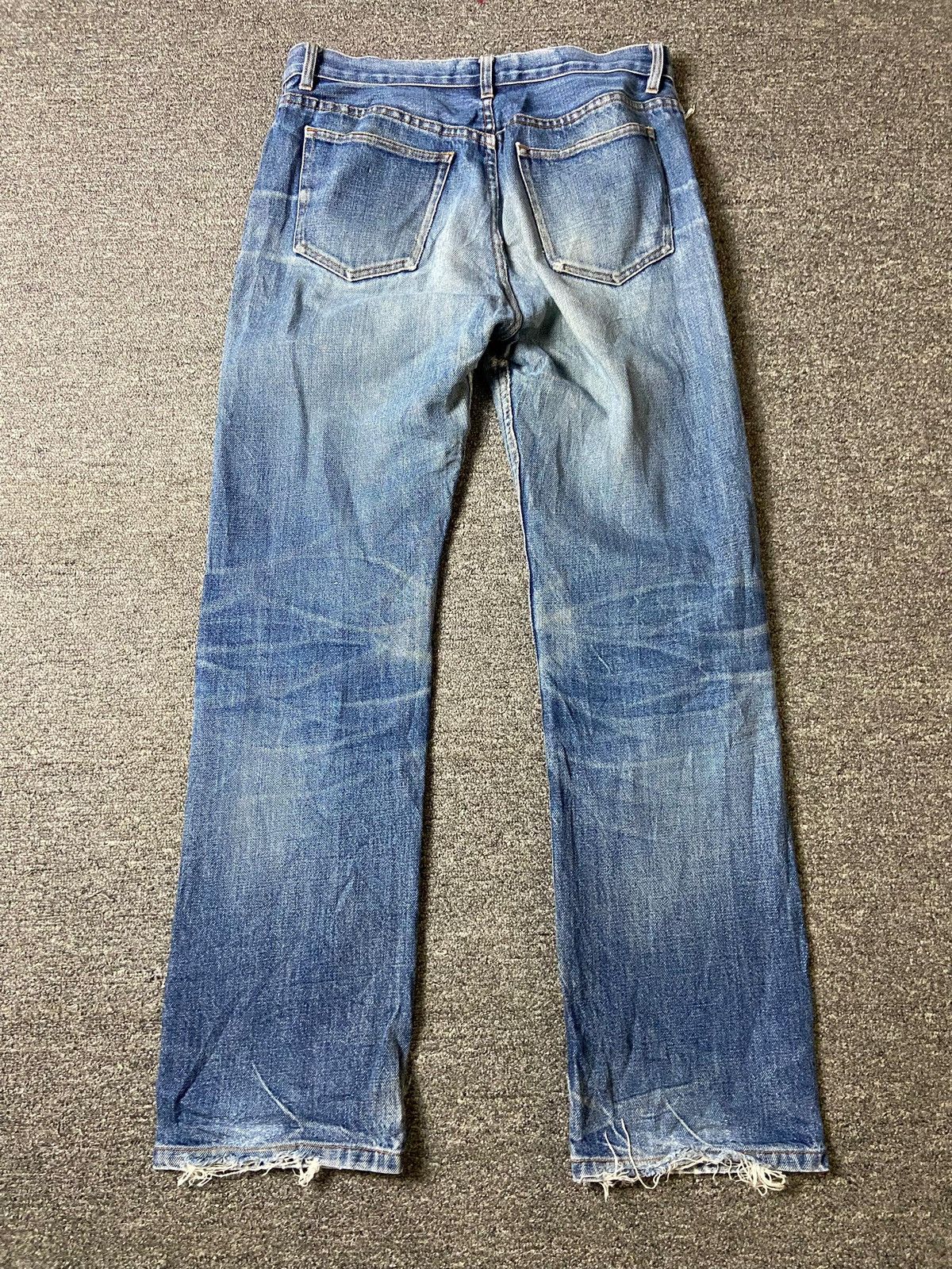 A.P.C. × Japanese Brand × Vintage A.P.C Brand Regular Fit Distressed Denim Jeans (123) Size US 29 - 2 Thumbnail
