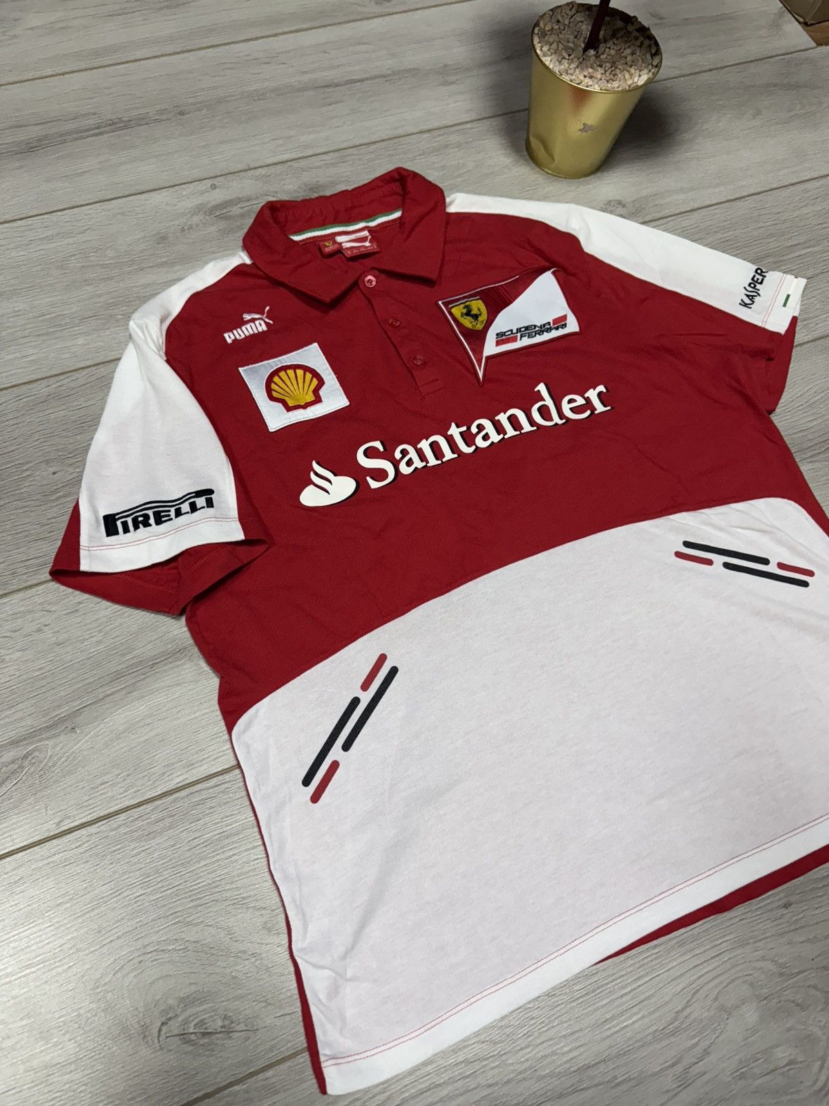Puma Puma Ferrari Santander scuderia shell polo shirt Size US M / EU 48-50 / 2 - 6 Thumbnail