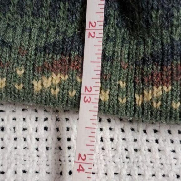 Other Arcohi's Hand Knitted Graphic 100% Alpaca Button Down Sz. M Size M / US 6-8 / IT 42-44 - 6 Thumbnail
