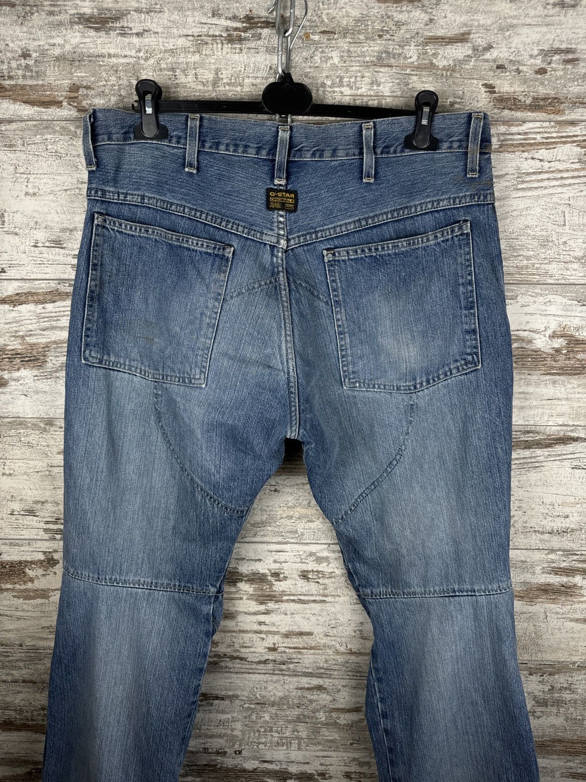 G-Star × Vintage Mens Vintage G Star Raw denim jeans Elwood 3d faded y2k rare Size US 36 / EU 52 - 14 Thumbnail