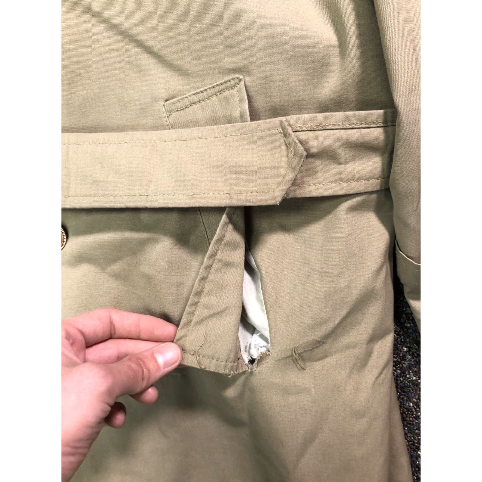 Vintage VTG Wingflite Coat Trench Mens All Weather Khaki Plaid 42 Long Size 42 A21 70s Vintage Size US XS / EU 42 / 0 - 5 Thumbnail