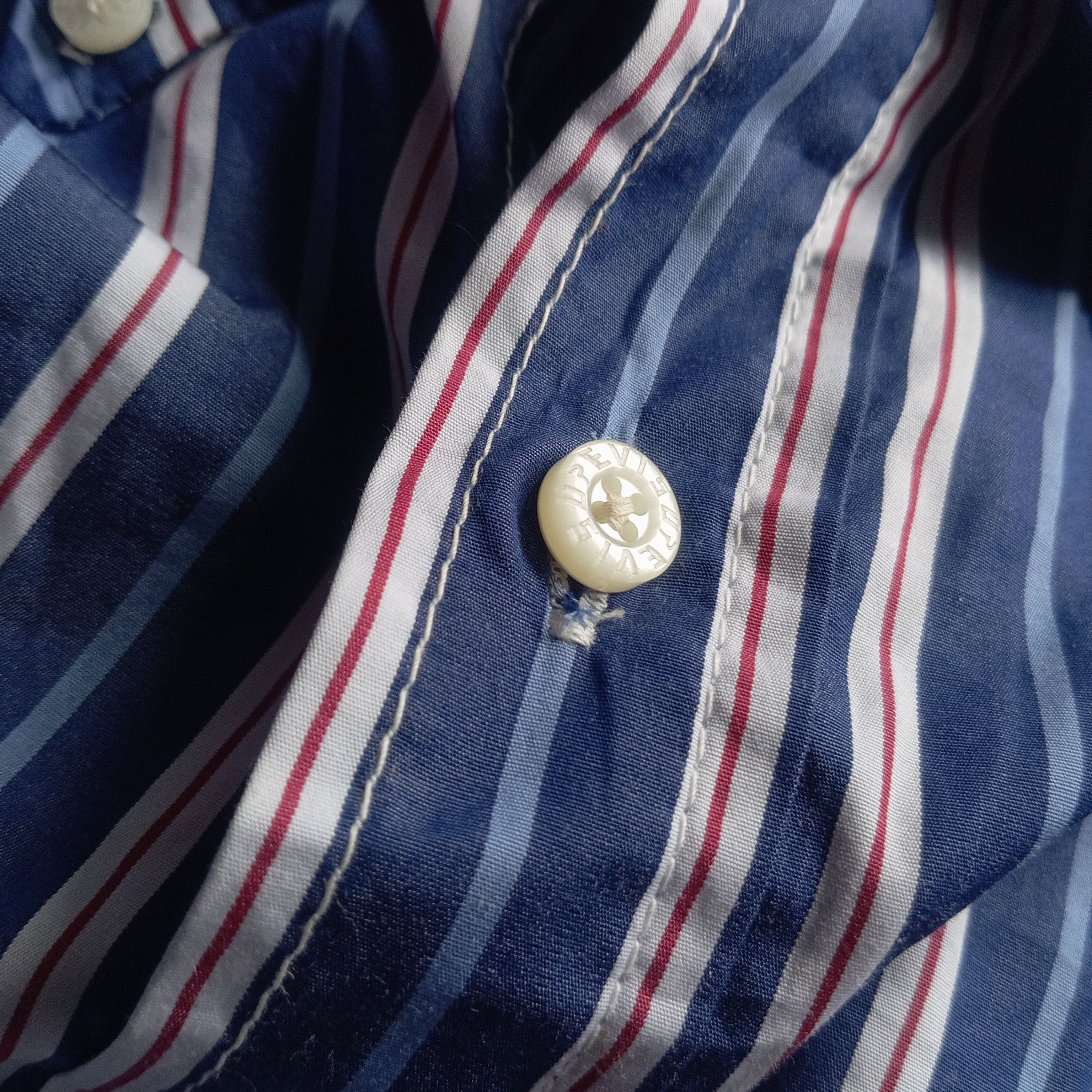 Evisu evisu yamane academy Stripes shirts Size US L / EU 52-54 / 3 - 6 Thumbnail