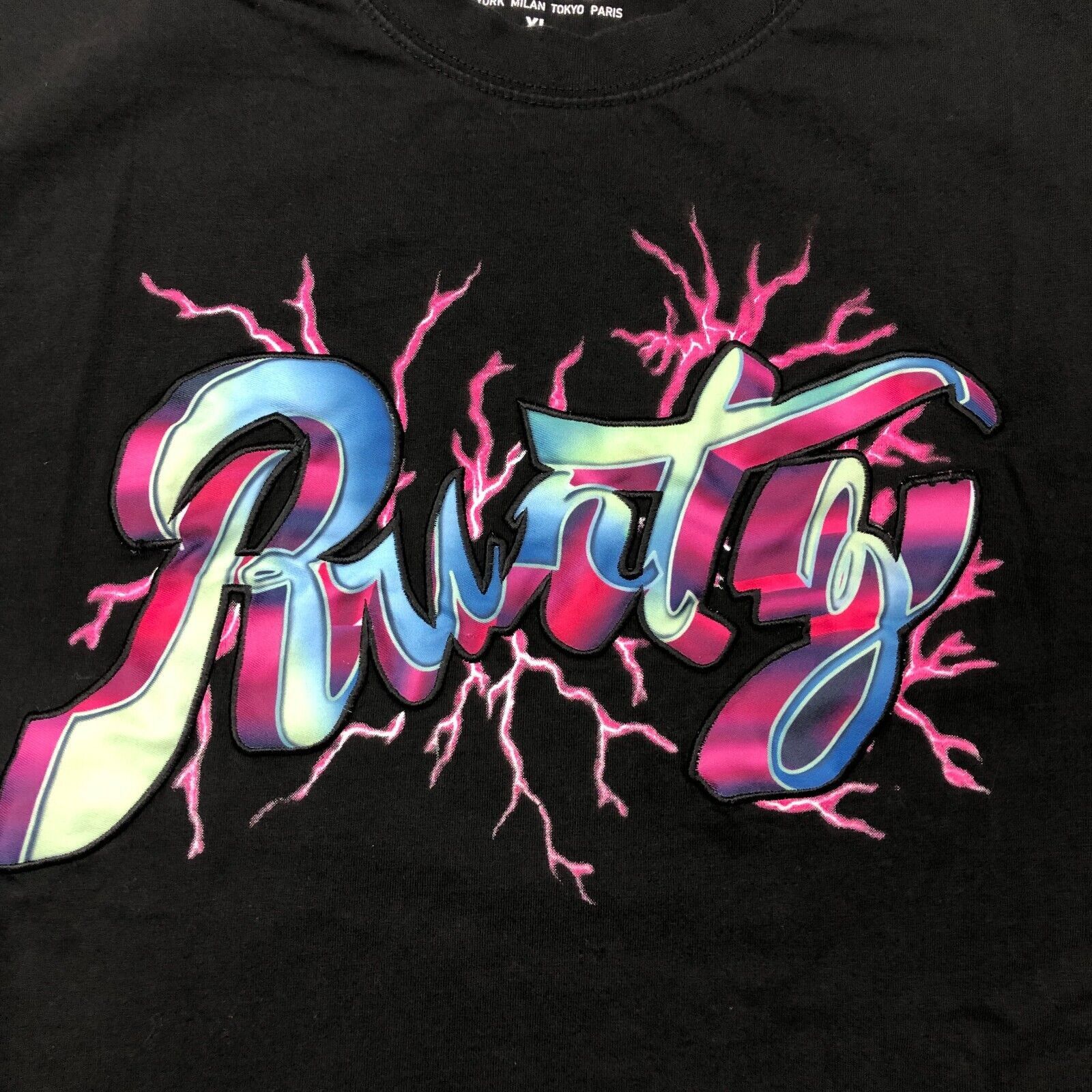 Cookies × Supreme Runtz Worldwide Thunder Logo Black Tee T Shirt Size XL Size US XL / EU 56 / 4 - 3 Thumbnail