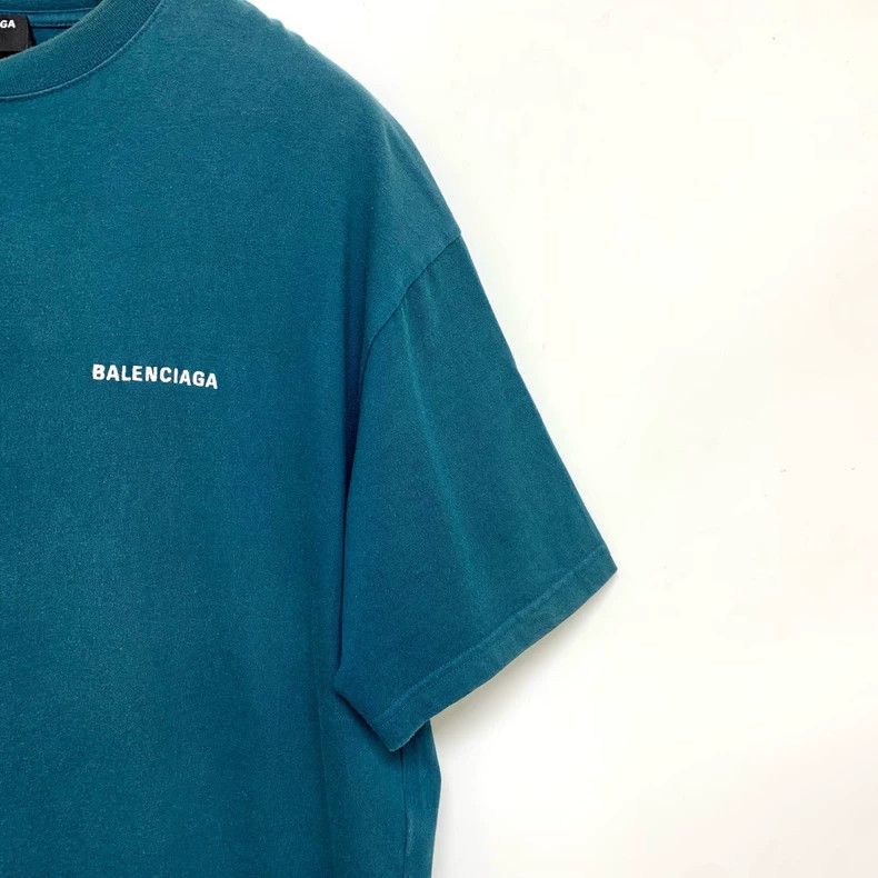 Balenciaga Balenciaga Back logo short sleeve Size US XL / EU 56 / 4 - 6 Thumbnail