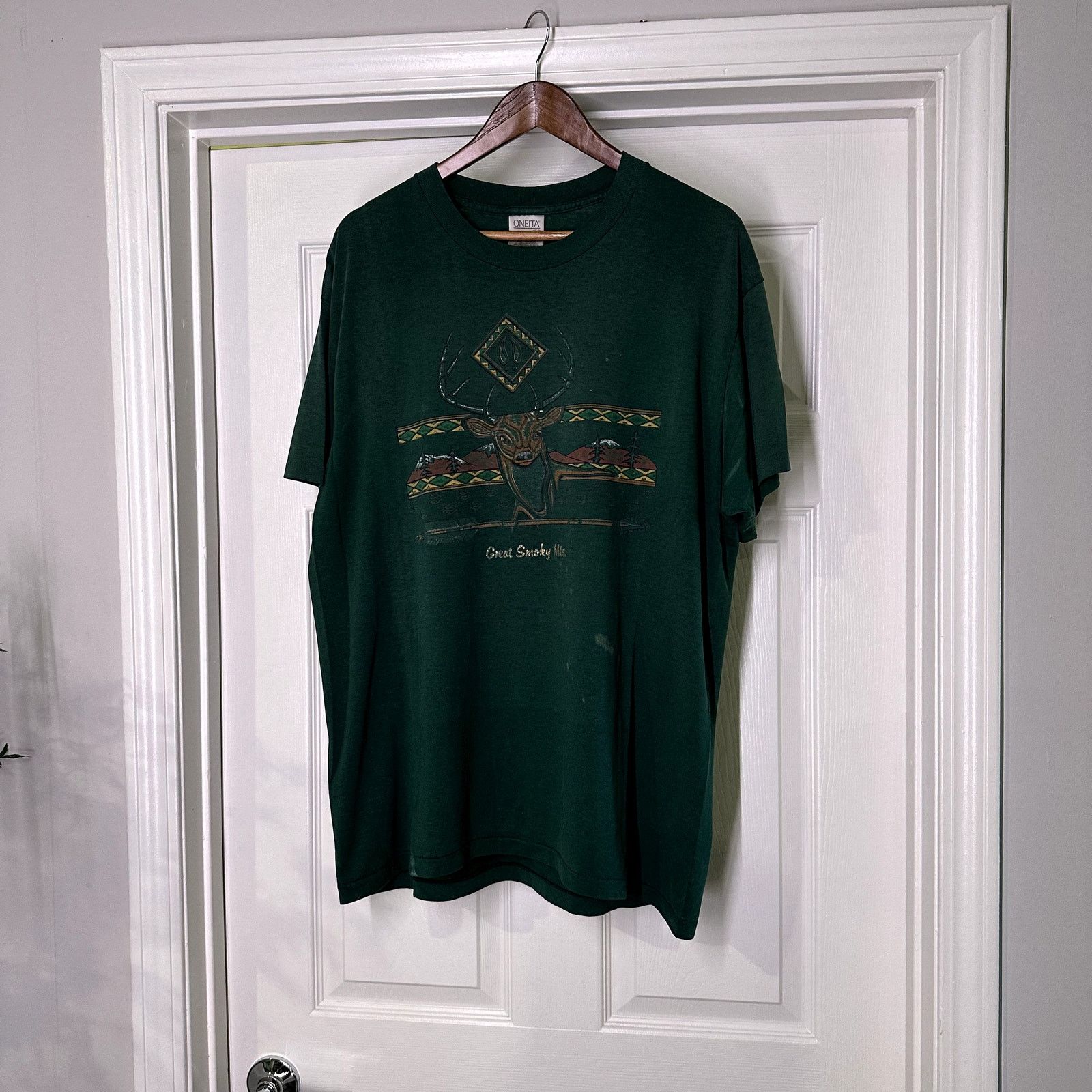 Vintage Vintage Great Smokey Mountains T-Shirt Size XL Size US XL / EU 56 / 4 - 1 Thumbnail