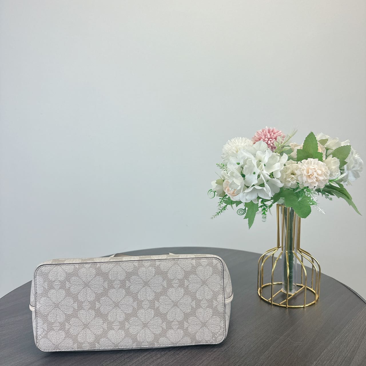 Kate Spade Kate Spade KH425 Spade Flower Mini Tote IN Dark Beige Multi Size ONE SIZE - 6 Thumbnail