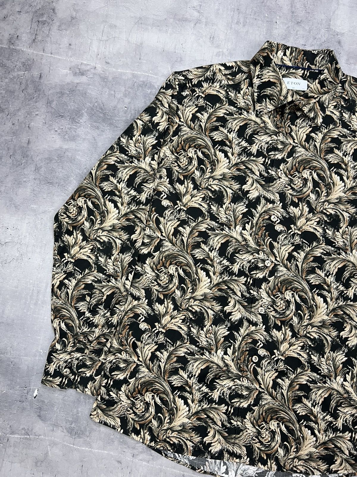 Eton Eton Floral Print Casual Shirt Size 42 Size US L / EU 52-54 / 3 - 4 Thumbnail