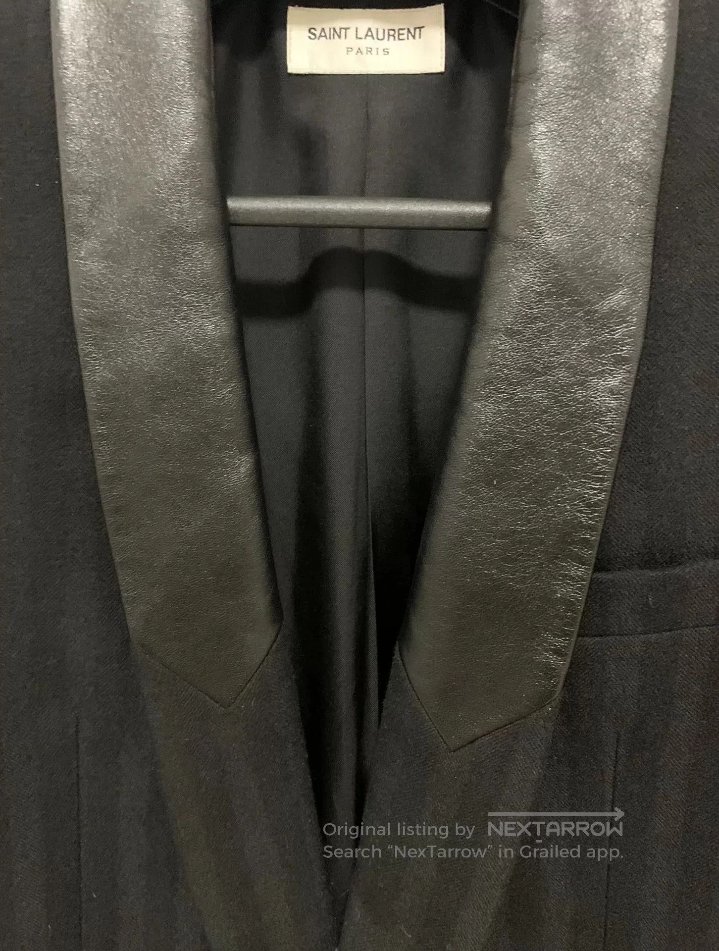 Saint Laurent Paris Saint Laurent Black Shearling Blazer. Size US M / EU 48-50 / 2 - 5 Thumbnail
