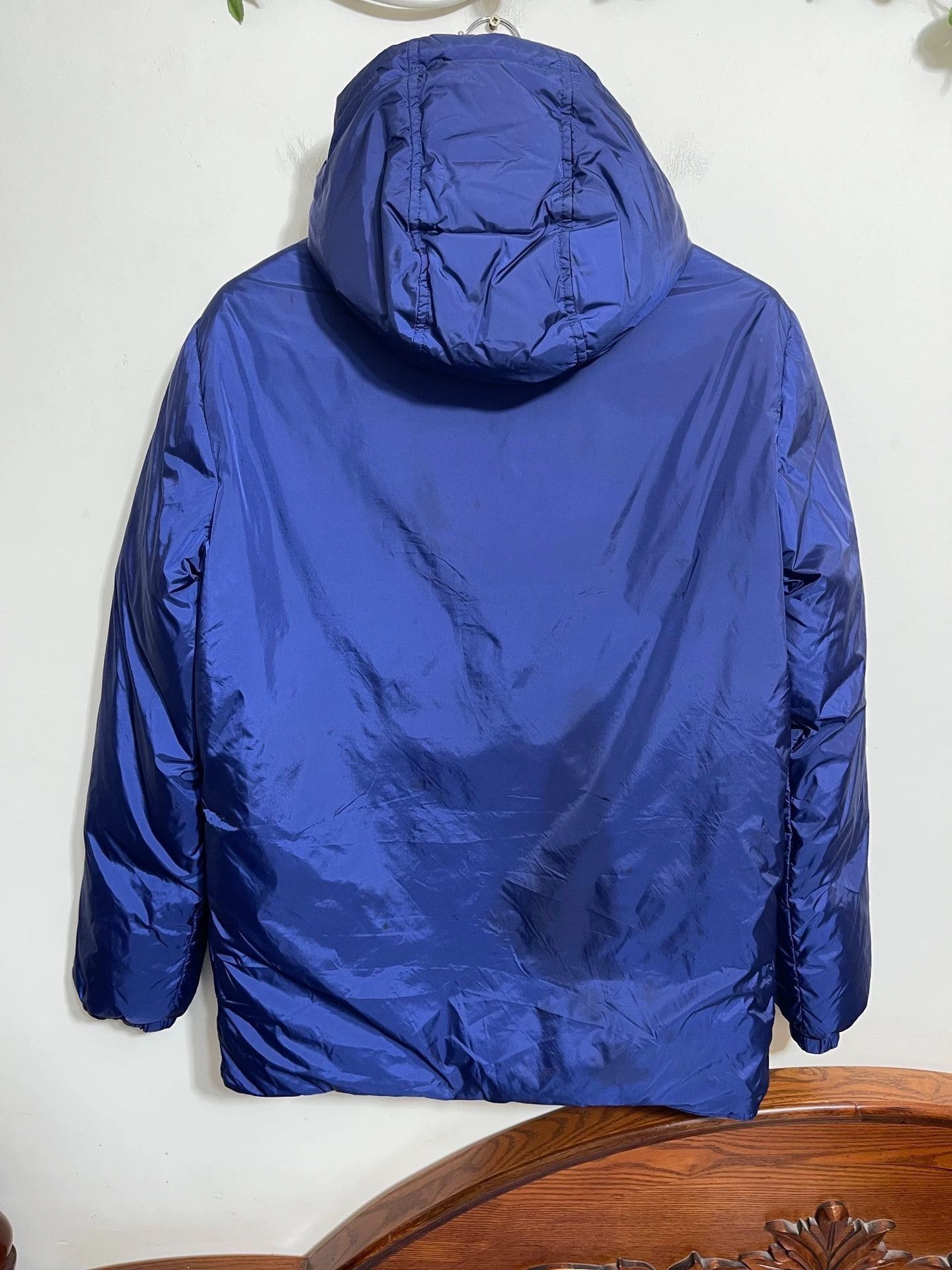 Dsquared2 Blue Hooded Puffer Jacket with Zipper Pockets Size US XXS / EU 40 - 2 Thumbnail