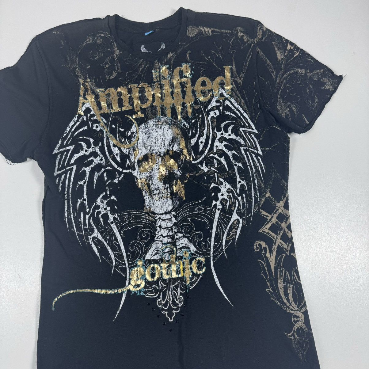 Amplified × Japanese Brand × Vintage vintage amplifield t shirt big skeleton affliction style Size US M / EU 48-50 / 2 - 3 Thumbnail