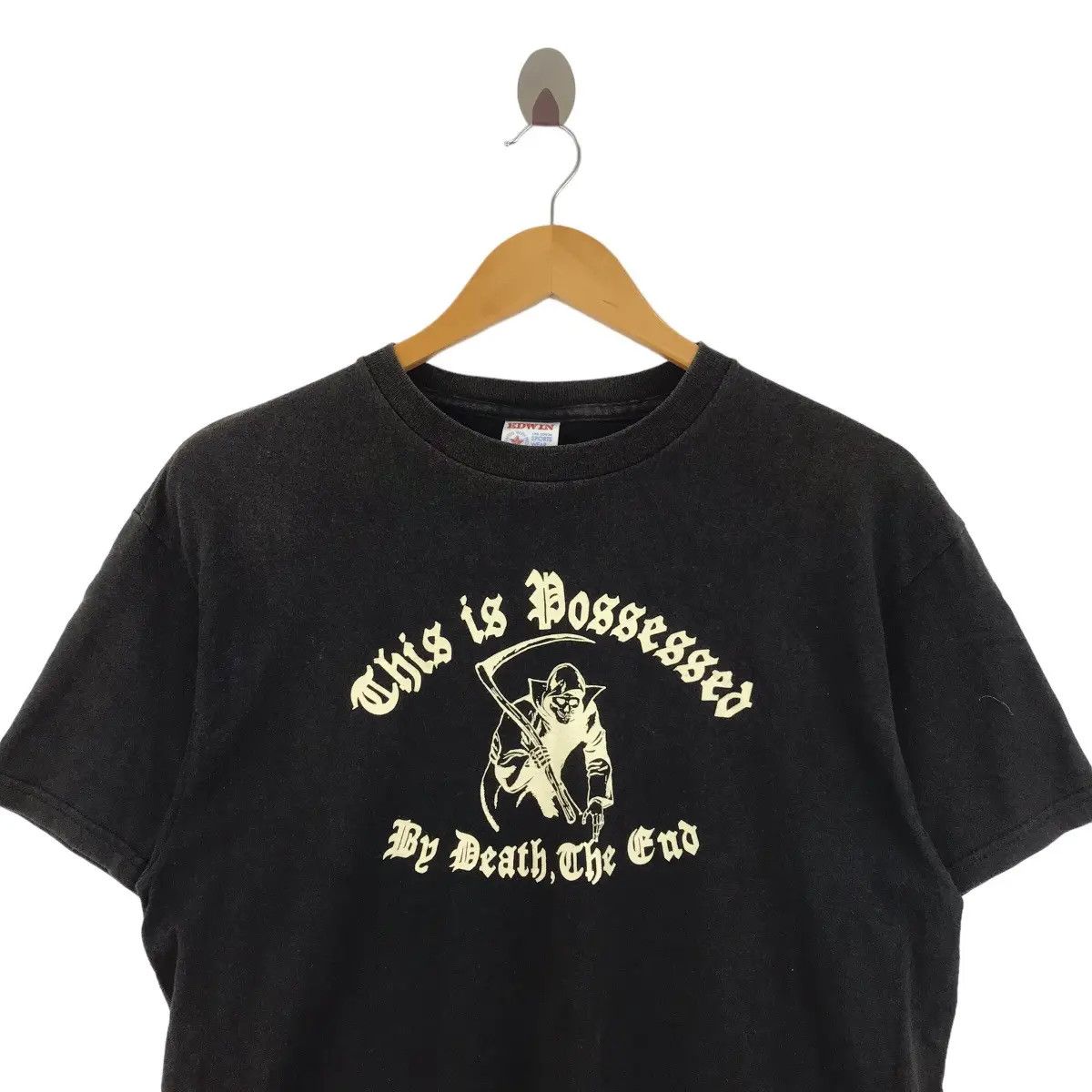 Edwin Vtg DEATH BLACK METAL Band Possessed By Death Tour Tee Shirt Size US L / EU 52-54 / 3 - 2 Thumbnail