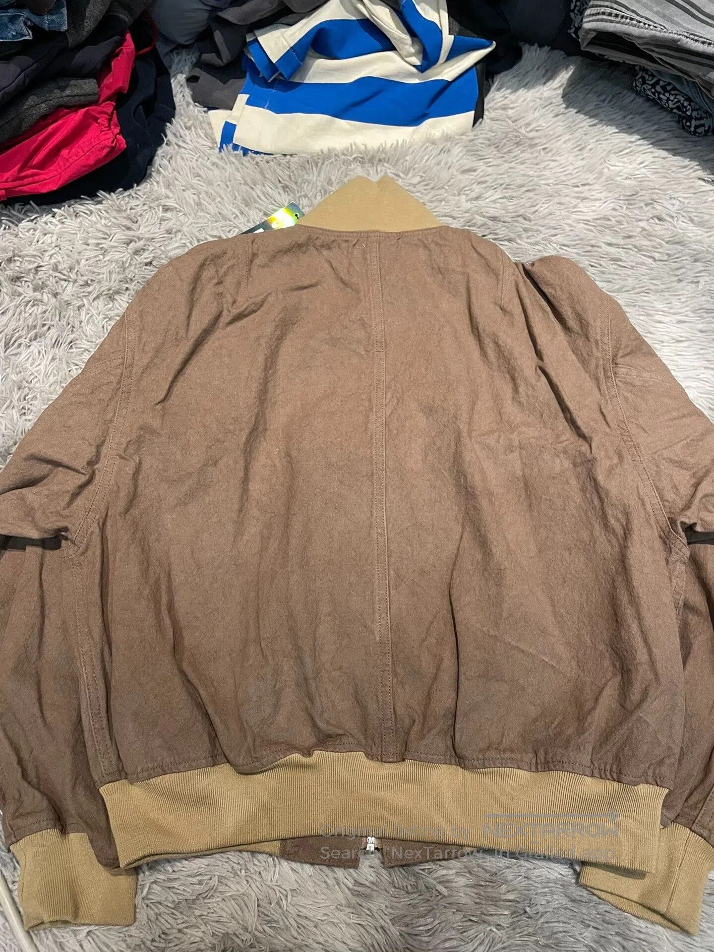 Cav Empt CE/CAVEMPT Brown Retro Bomber Jacket. Size US M / EU 48-50 / 2 - 2 Thumbnail