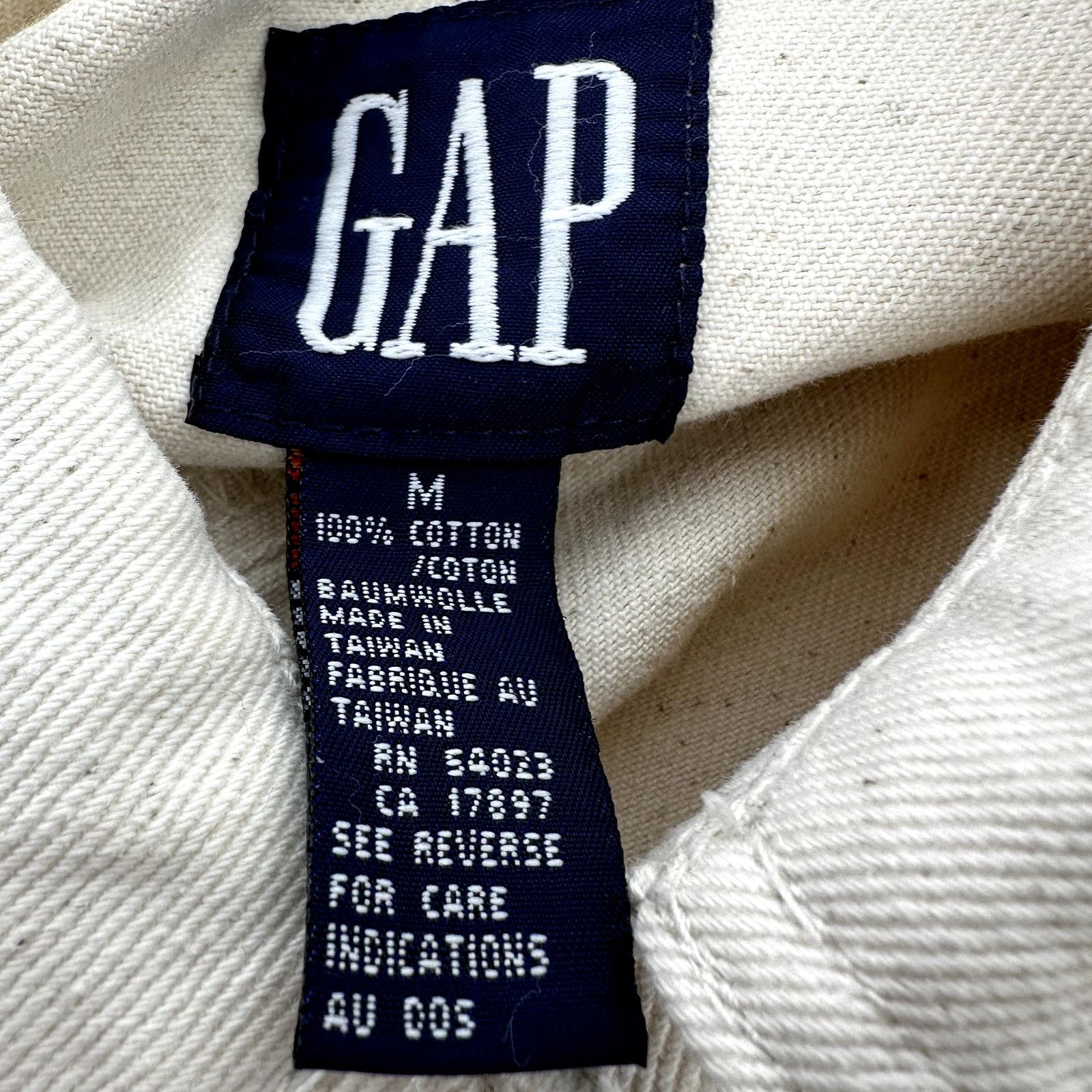 Gap VTG GAP Denim Trucker Jacket Button Down Chest Pocket M Size M / US 6-8 / IT 42-44 - 9 Thumbnail