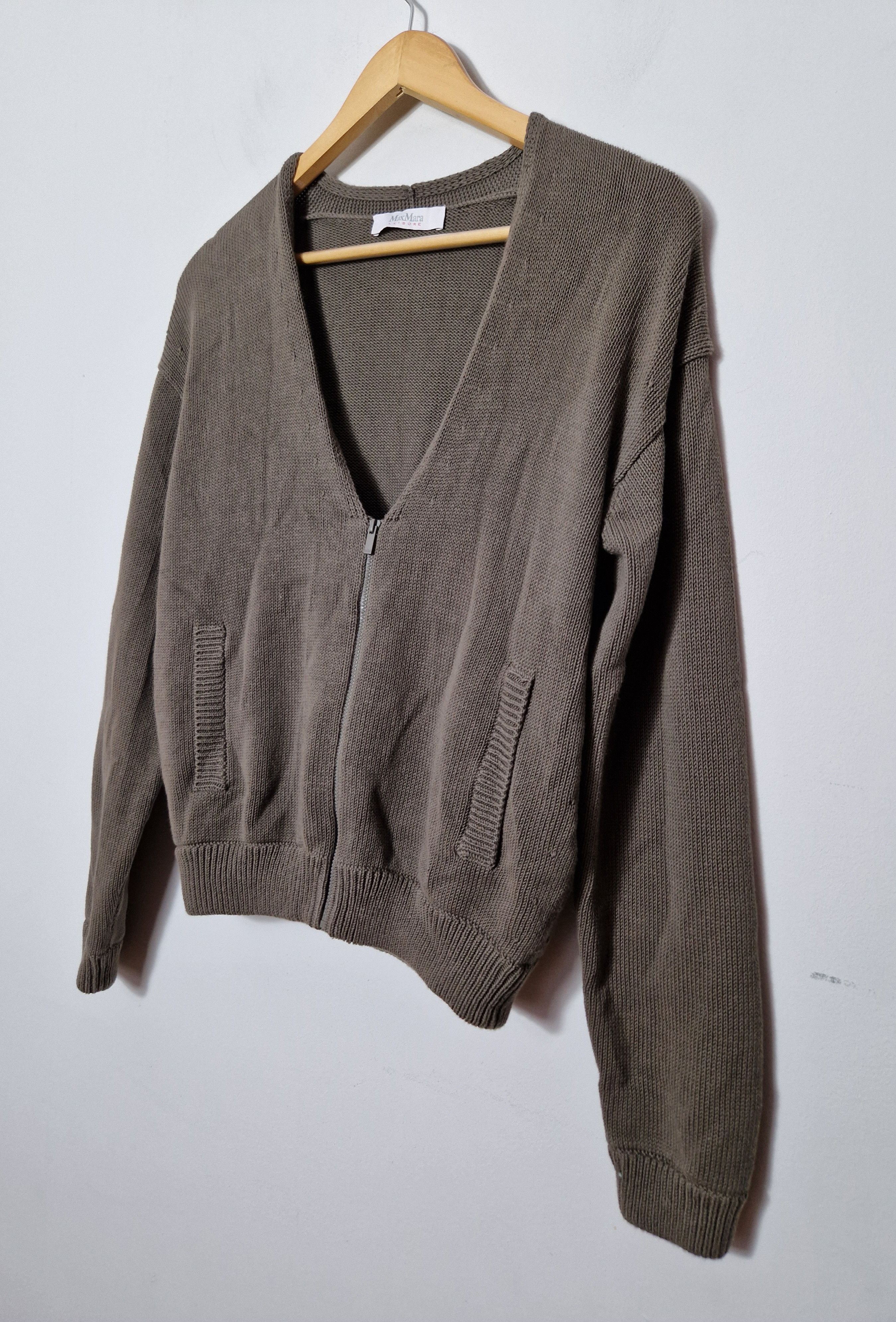 Designer × Max Mara Max Mara zipped cardigan Size M / US 6-8 / IT 42-44 - 7 Thumbnail