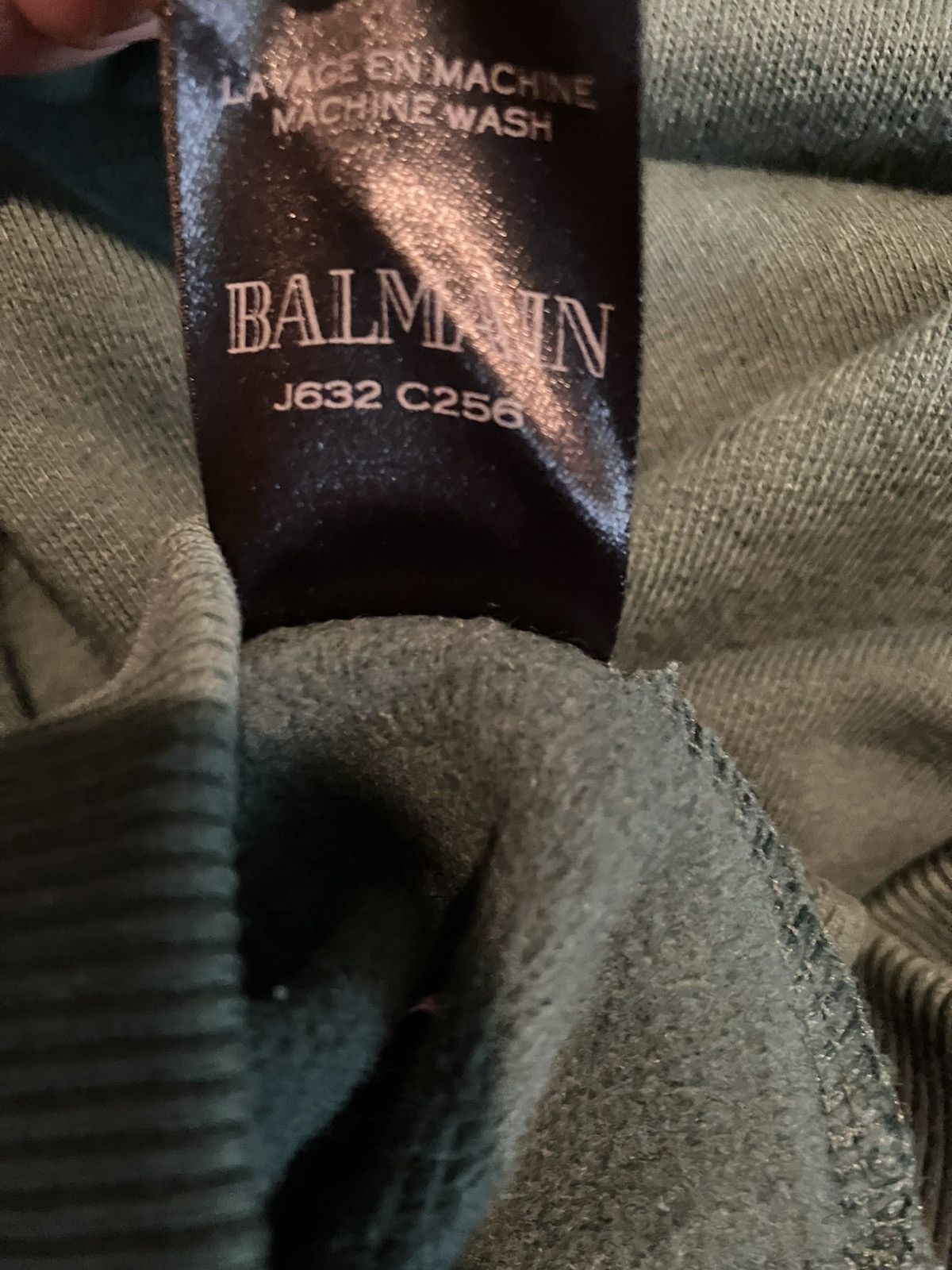 Balmain AW13 Zip Shoulder Biker Crewneck Sweatshirt Forest Green Size US L / EU 52-54 / 3 - 4 Thumbnail