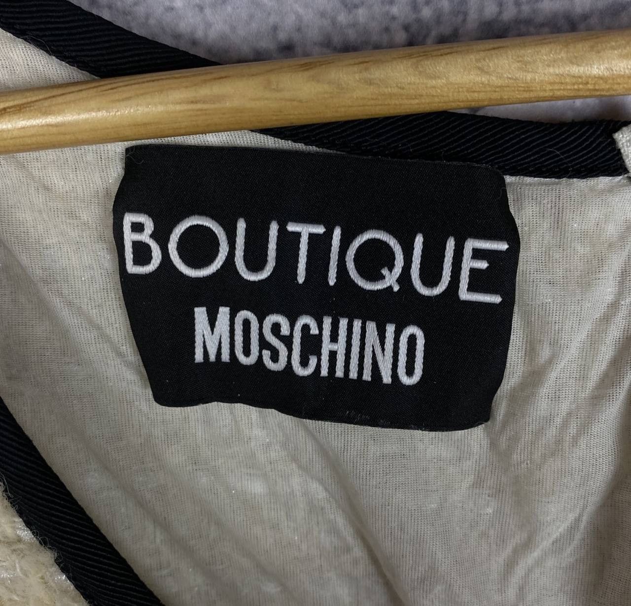 Boutique Moschino Moschino Boutique Dress Women's Size USA 10 Beige Sleeveless Size L / US 10 / IT 46 - 4 Thumbnail