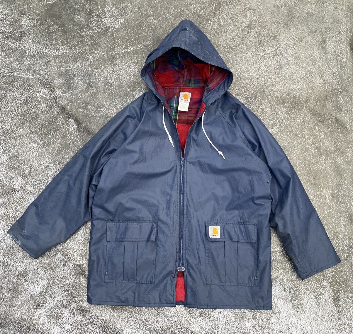 Carhartt Carhartt heavy raincoat jacket vintage Size US XL / EU 56 / 4 - 1 Thumbnail