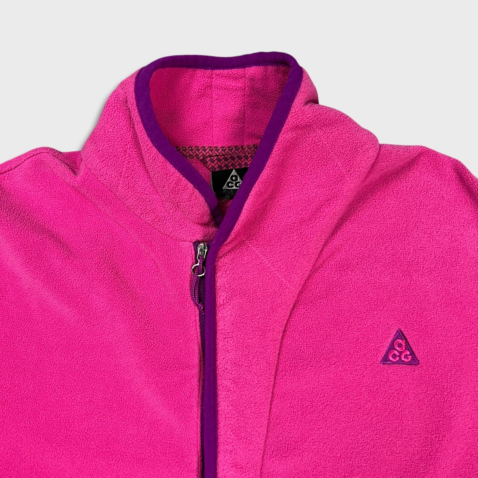 Nike × Nike ACG × Vintage Vintage Nike ACG Fleece Medium 1/4 Zip Pullover Y2K Jacket Size M / US 6-8 / IT 42-44 - 2 Thumbnail