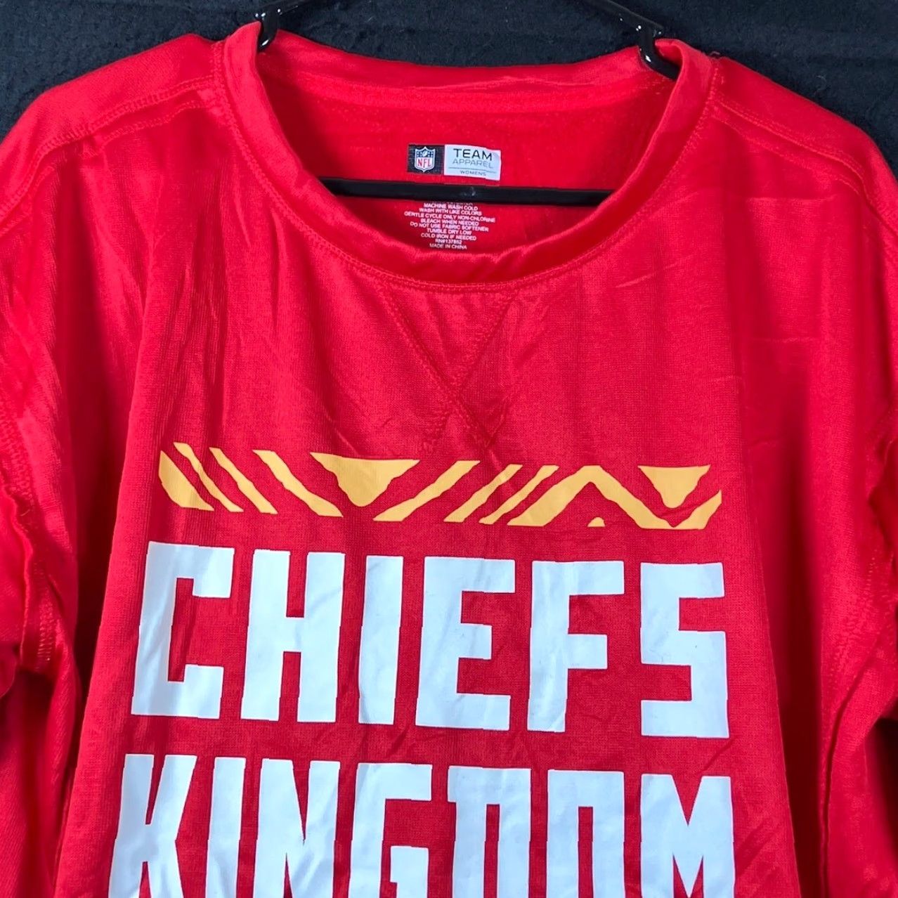NFL NFL Womens Sweatshirt Red Chiefs Kingdom Pullover Fleece Medium Size M / US 6-8 / IT 42-44 - 2 Thumbnail