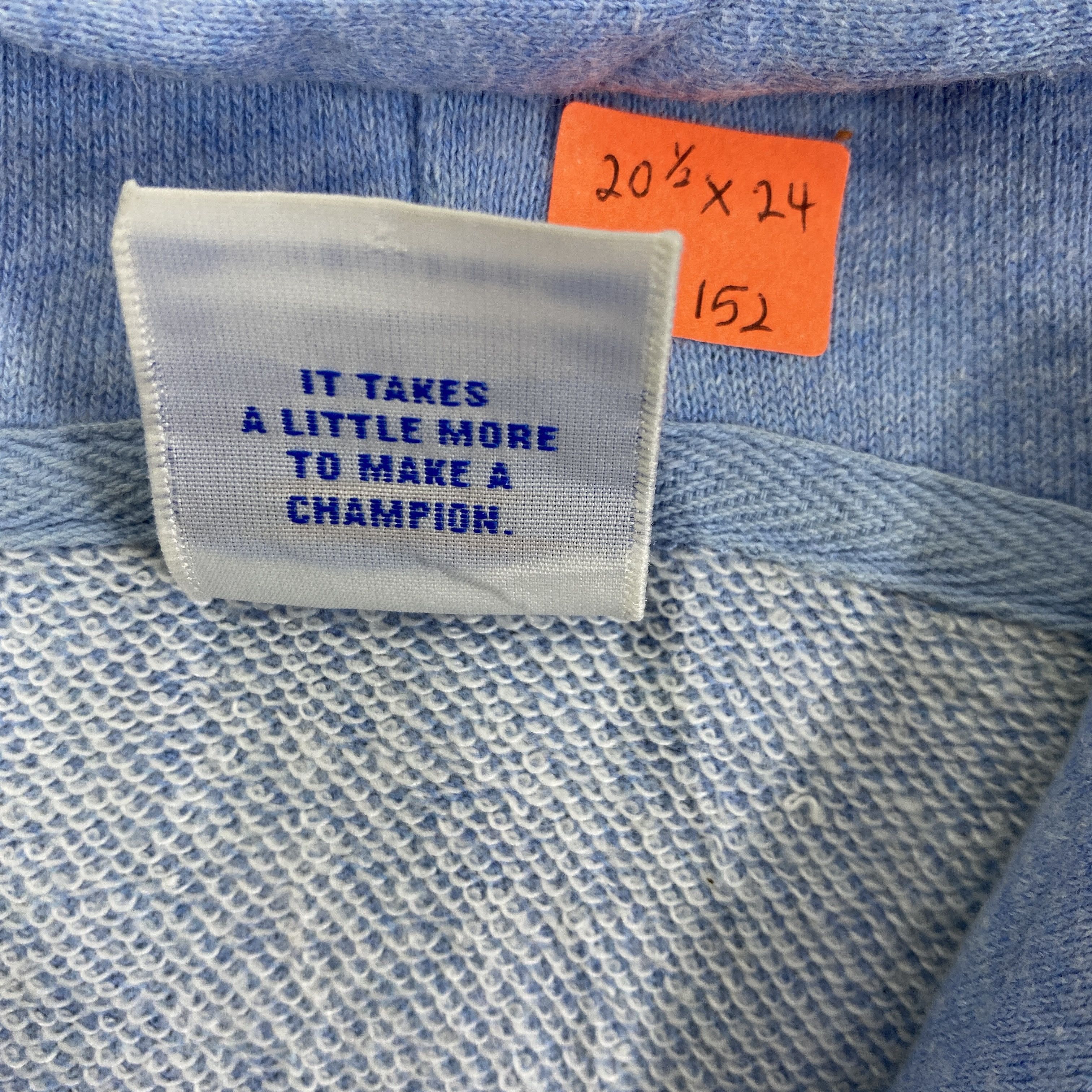 Champion Champion Sky Blue Hoodie -SW152 Size US S / EU 44-46 / 1 - 5 Thumbnail