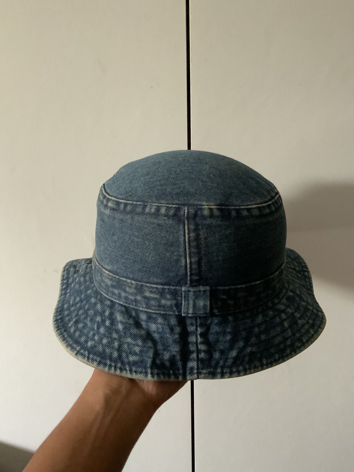 Hat Club Light Wash Fade Pocket Zip Denim Bucket Hat Size ONE SIZE - 4 Thumbnail