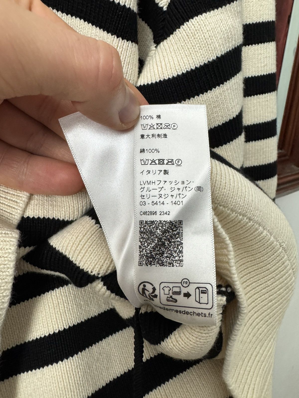 Celine × Hedi Slimane Celine Stripes Hedi Slimane Sweater Designer Luxury High End Size US M / EU 48-50 / 2 - 8 Thumbnail