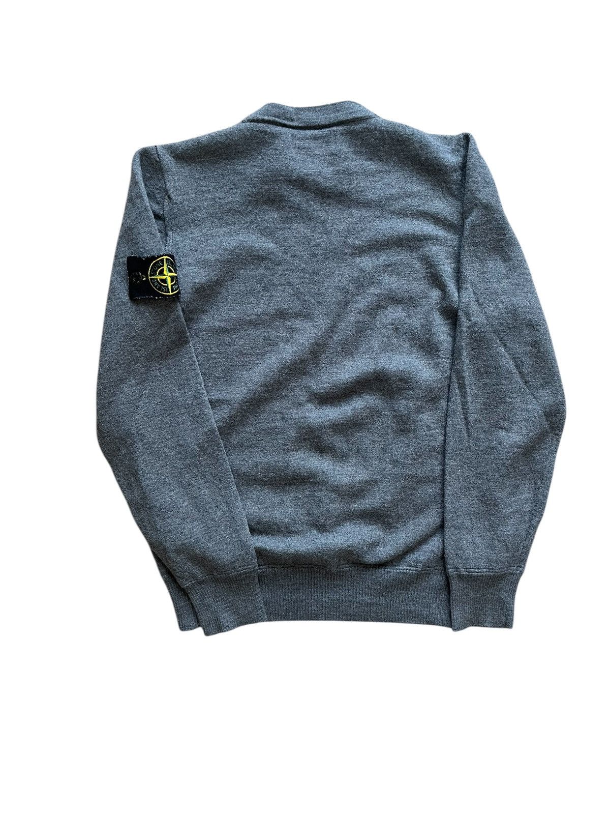 Stone Island Stone island gray wool sweater rare luxury designer Size US S / EU 44-46 / 1 - 3 Thumbnail