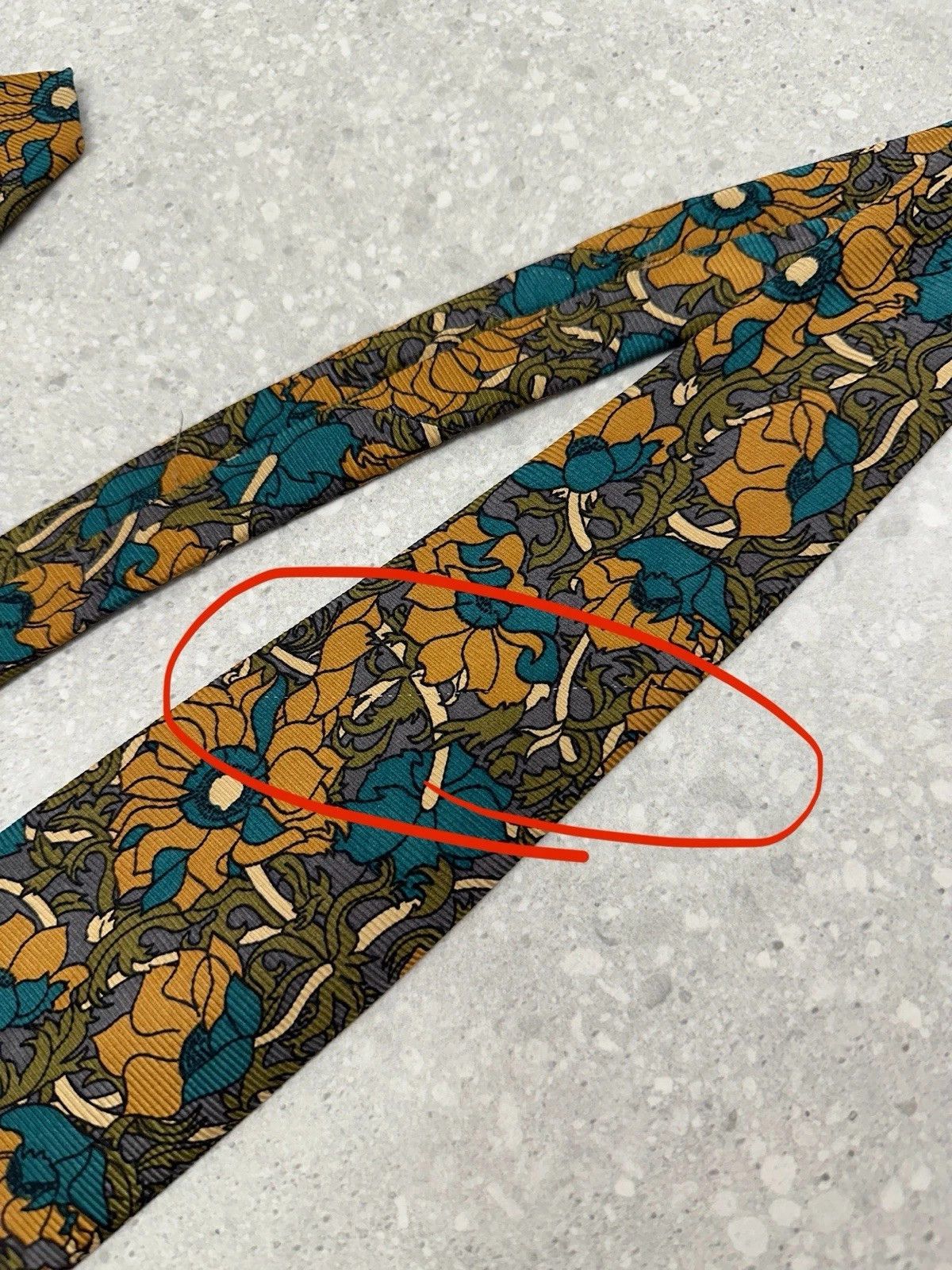 Christian Dior Monsieur Vintage Christian Dior Monsieur Silk Floral Pattern Tie Size ONE SIZE - 8 Thumbnail
