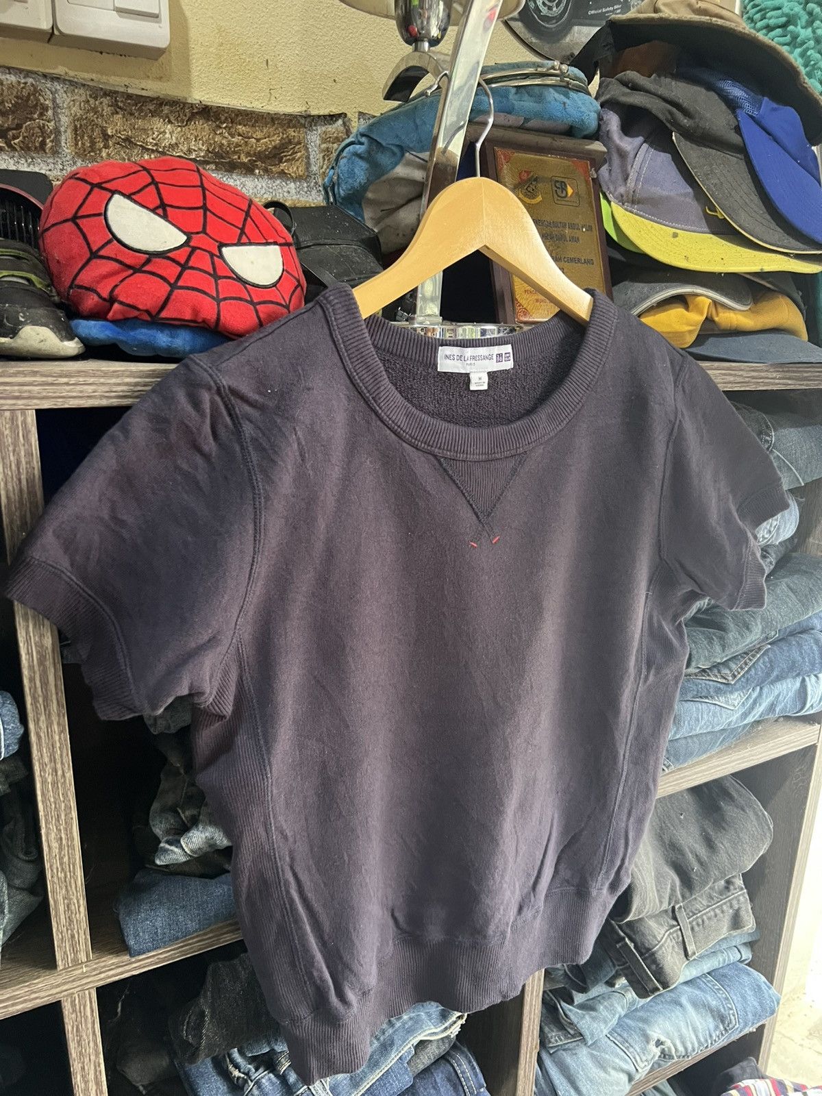 Uniqlo 🔥Rare Ines De La Fressange Uniqlo Short Sleeve Sweatshirt Size M / US 6-8 / IT 42-44 - 8 Thumbnail