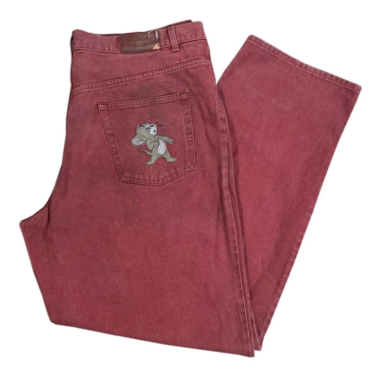 Iceberg Vintage Iceberg History Jerry Red Jeans (Size 42) Size US 42 / EU 58 - 1 Thumbnail