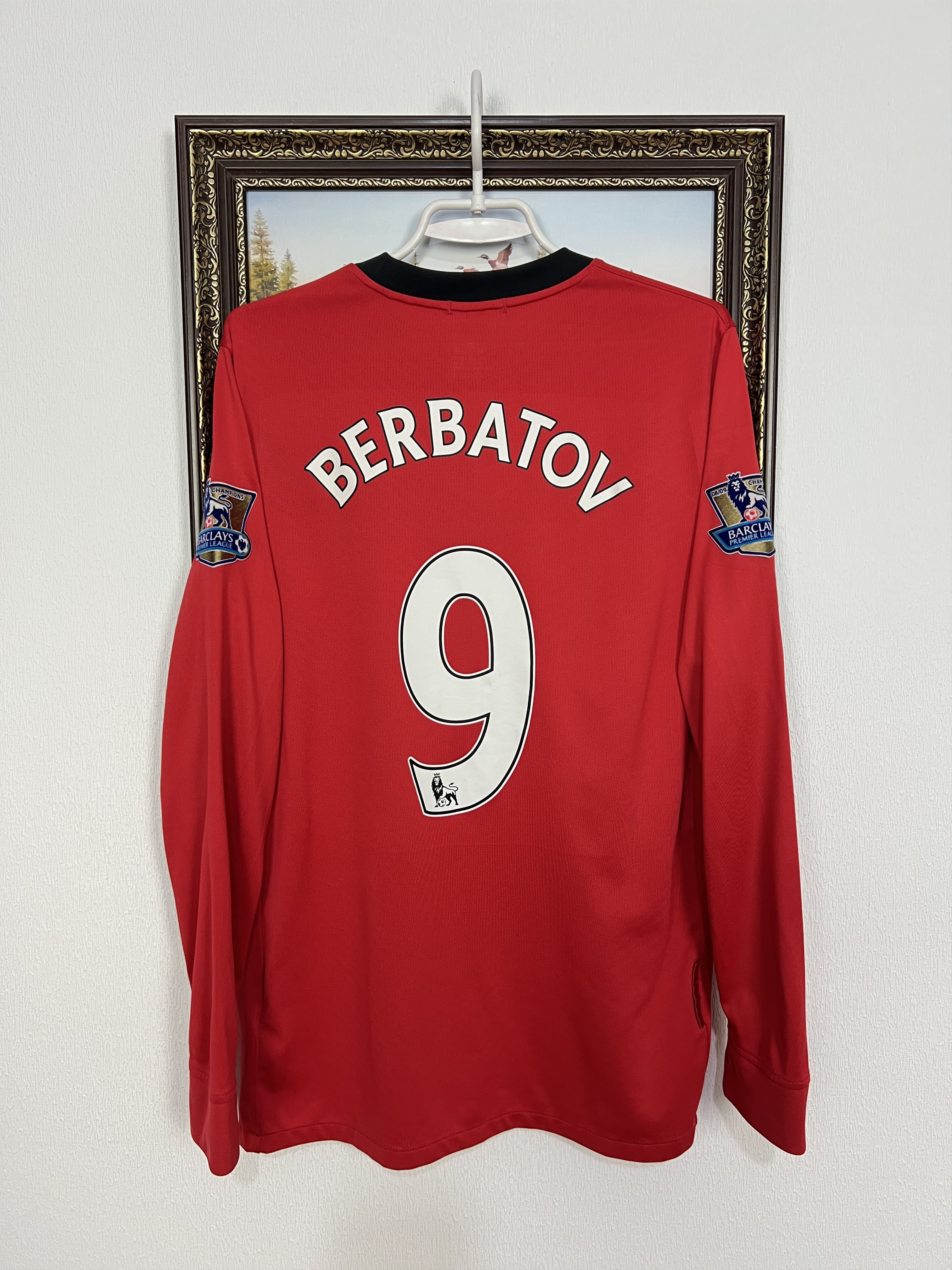 Nike Manchester United football shirt Berbatov Long Sleeve Jersey Size US M / EU 48-50 / 2 - 1 Thumbnail