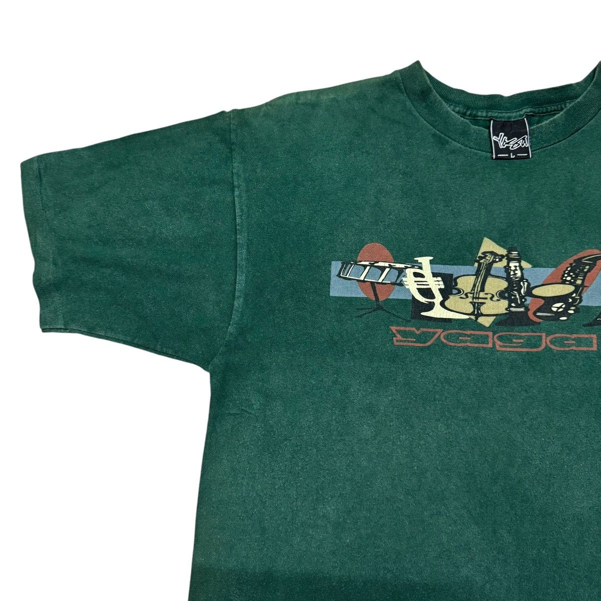 Vintage Vintage 90s YAGA Skateboards Shirt Size US L / EU 52-54 / 3 - 3 Thumbnail