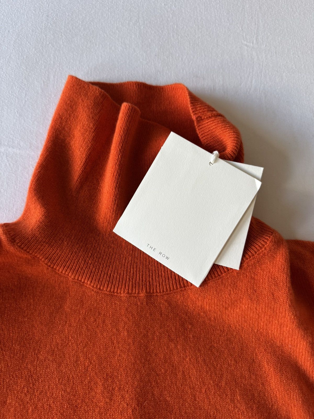 The Row Ciba Top, Cashmere Orange Sweater Brand New