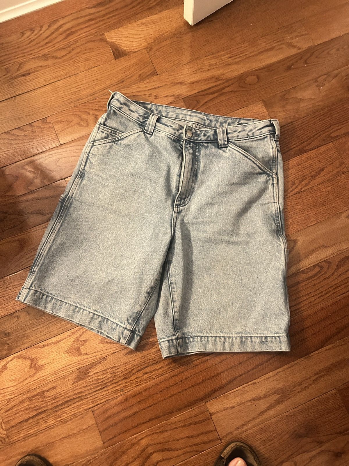Arket Arket x Mr Porter Denim Carpenter Shorts Size US 30 / EU 46 - 2 Thumbnail