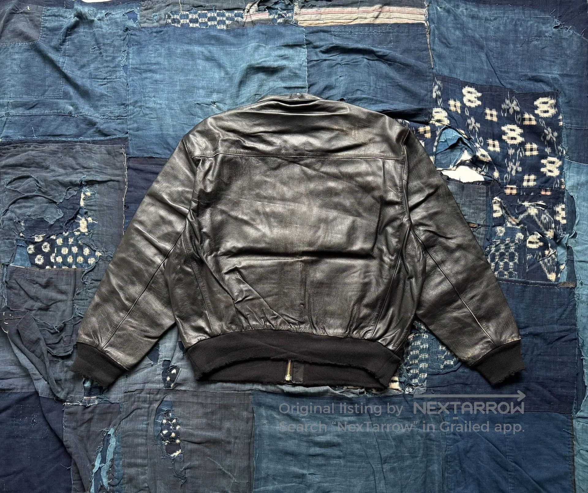 Other MADNESS Leather A2 Aviator Jacket. Size US L / EU 52-54 / 3 - 3 Thumbnail