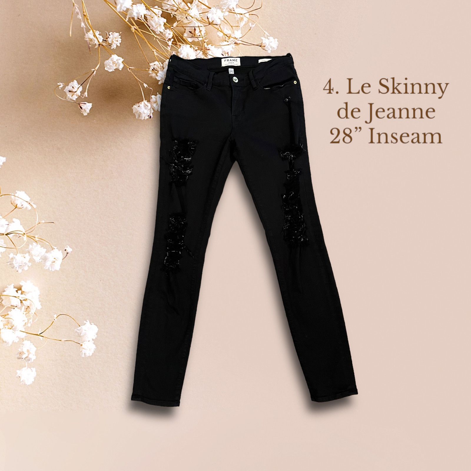 Frame Lot of 8 FRAME Denim Designer Jeans Women’s Size 28” Waist Size 28" / US 6 / IT 42 - 8 Thumbnail