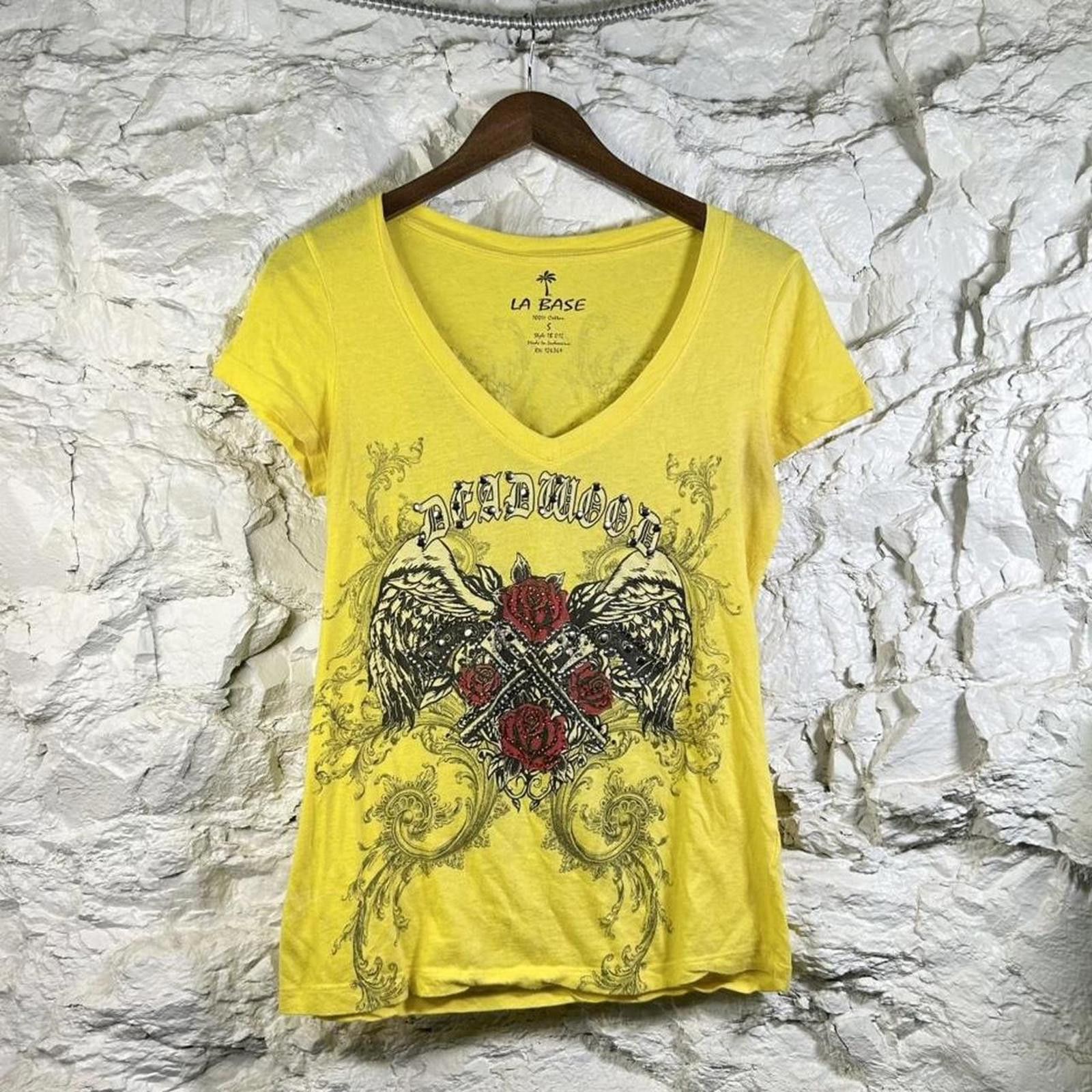 Other VTG LA Base Deadwood Grunge Skater Tee Size Small Size S / US 4 / IT 40 - 3 Thumbnail