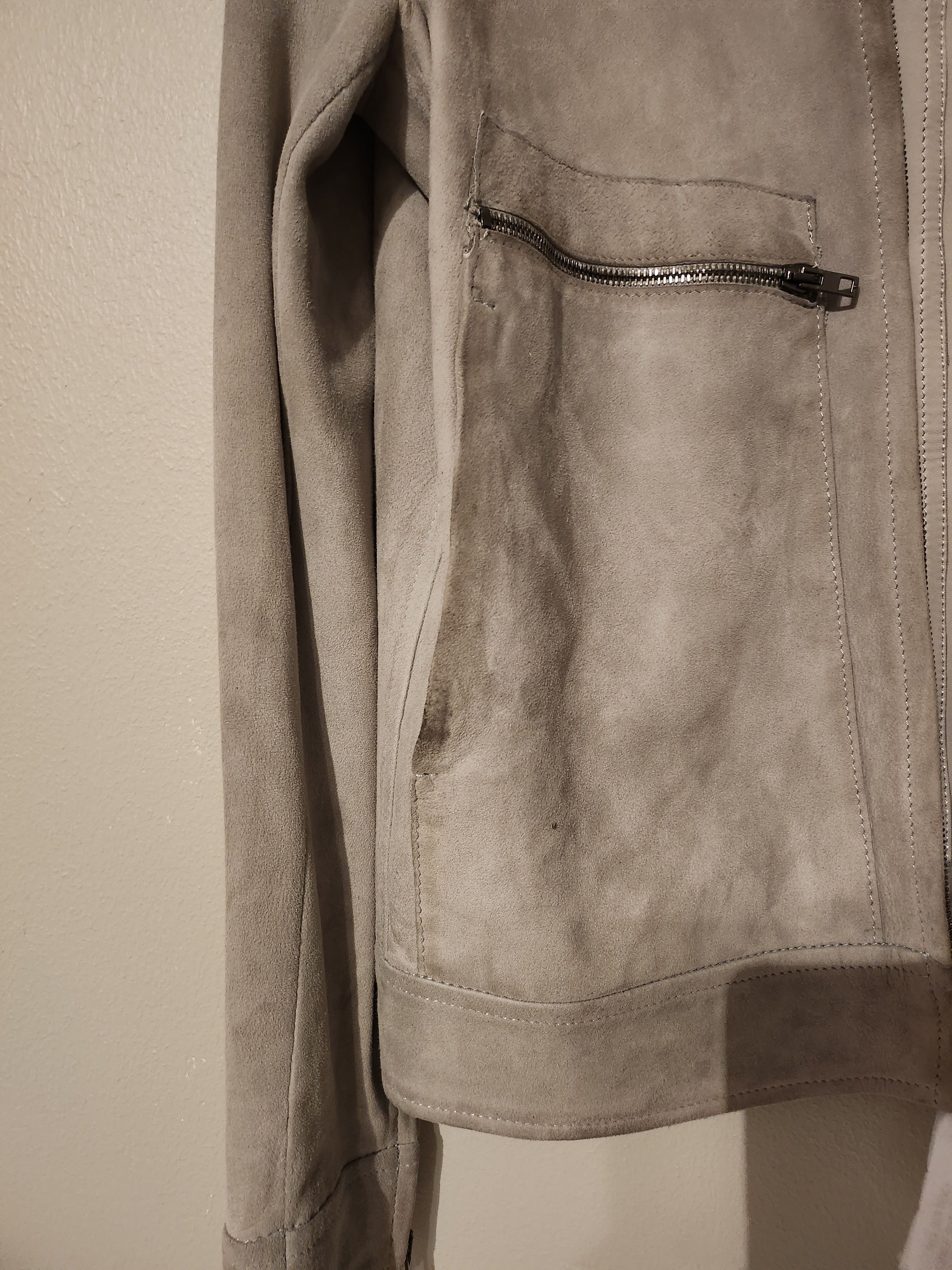 Salvatore Santoro Suede Leather Jacket w Zipped Cuffs Size US S / EU 44-46 / 1 - 5 Thumbnail